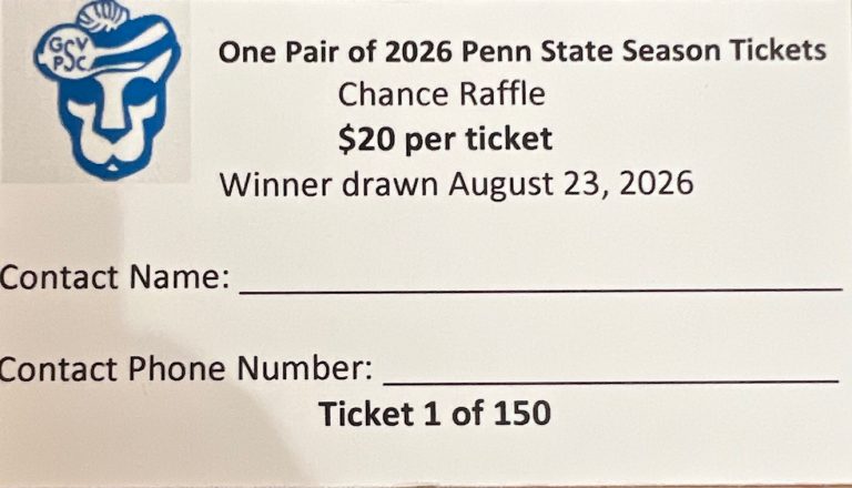 Football Raffle Tickets